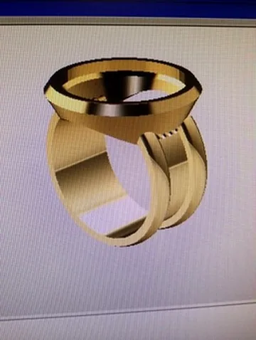 Golden ring CAD model